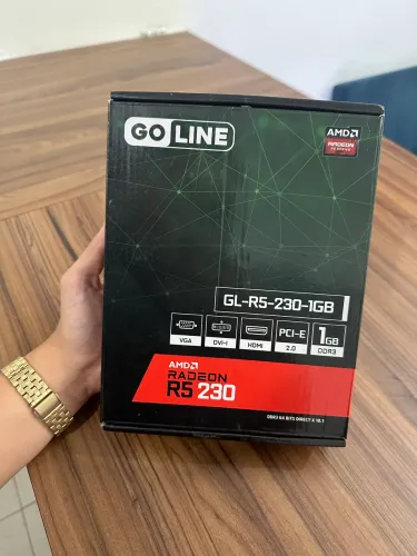 PLACA DE VÍDEO RANDEON R5 230 1GB DDR3 64BIT GOLINE
