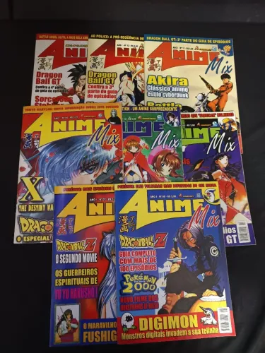 Coleção Revistas Anime Mix