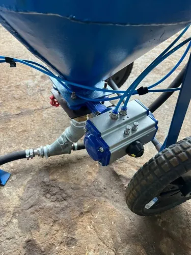 Maquina De Jato De Granalha J400 Pneumatico
