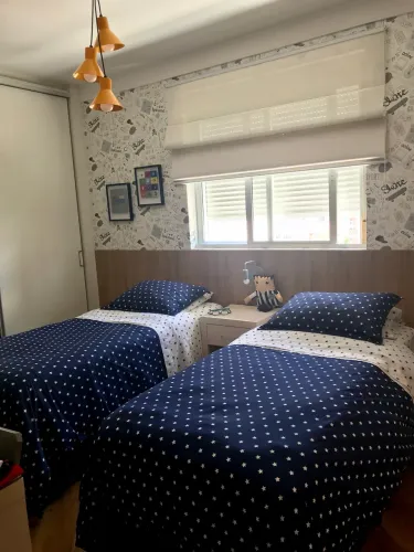Cama box solteiro com cama auxiliar
