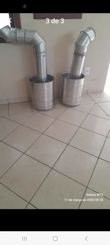 Tubos de alumínio p/fogão 