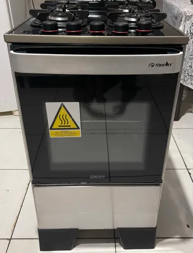 Fogão Mesa de Vidro Mueller. Elétrico!