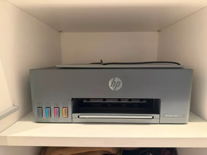 Impressora Multifuncional HP Smart Tank 521 (Tanque de Tinta) - Completa na Caixa