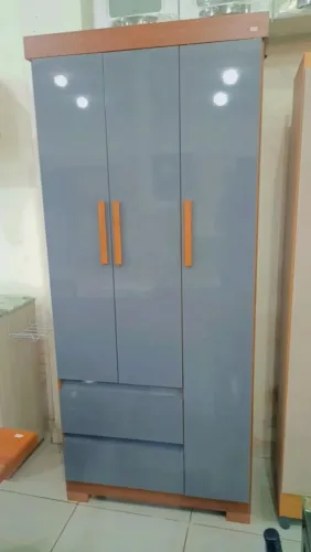 Roupeiro Solteiro 3 portas 2 gavetas-Entrega e Montagem Grátis!!!