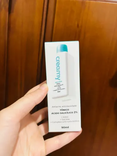 Tônico Antiacne Creamy Skincare Ácido Salicílico 2% 90ml