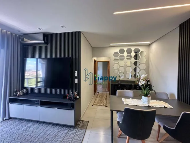 Apartamento com 2 dormitórios à venda, 61 m² por R$ 530.000,00 - Paris Residencial - Paulí