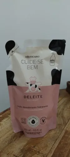 Hidratante Boticário Deleite novo