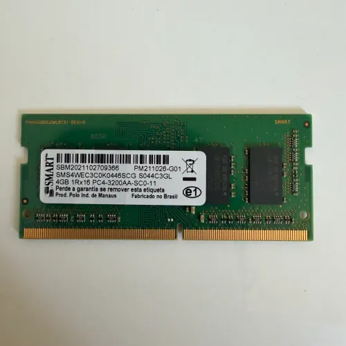 Memória RAM 4GB para Notebook