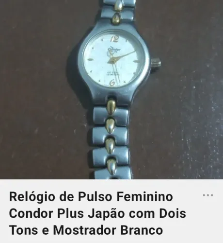 Relógio Feminino Condor Plus Vintage Bicolor