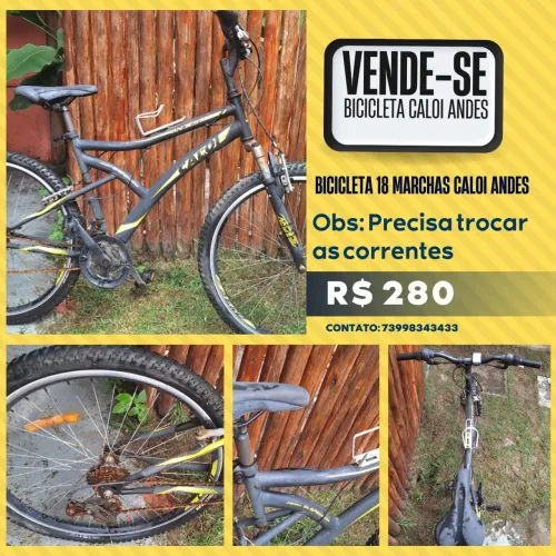 VENDO BICICLETA CALOI ANDES