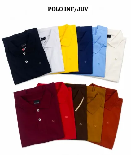 Polo Algodão Infantojuvenil