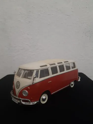 Volkswagen Samba 1:25 - maisto (Laranja e branca)