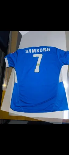 Camisa Palmeiras Cruz Savóia Azul 2009 tamanho M