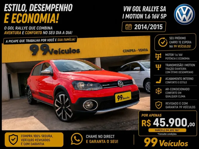 Volkswagen Gol Geração VI Rallye 1.6 Total Flex 16V Mec. 4P 2015