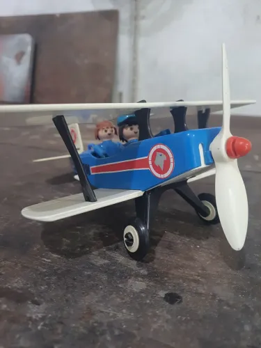 Avião playmobil trol década de 80