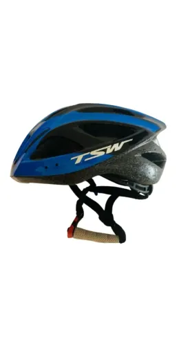 Capacete Bike Ciclista / TSW / Cor Azul / Tamanho M
