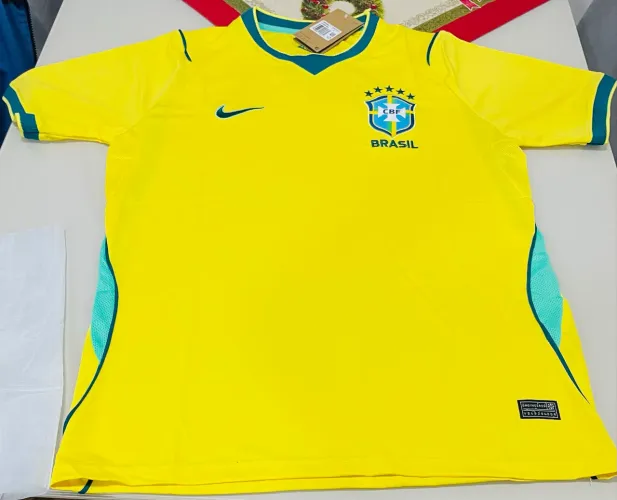 Camiseta Camisetas Tailandesas Legítimas Da Seleção Brasileira Modelo 2026