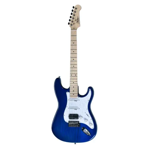 Guitarra Shelter ST ASH HSS SSWASHPRO TBU Azul