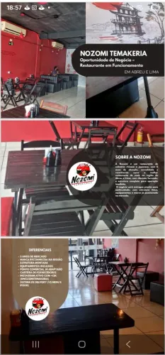 VENDO RESTAURANTES JAPONES E CHINES 