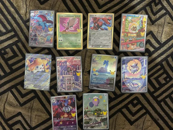 Cartas Pokémon 30 anos