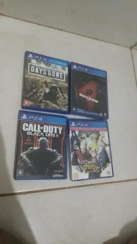 Vendo jogos de Playstation 4 e controle