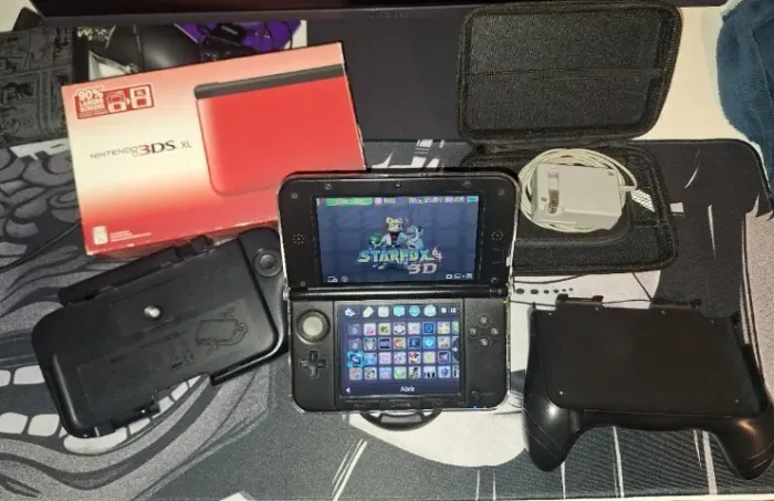 Nintendo 3DS XL Completo Desbloqueado + 64Gb