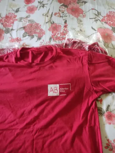 Camisetas masculinas M Vermelha AB novas