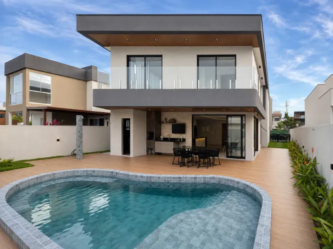 Casa em Condominio à venda, 4 quartos, 3 suítes, 2 vagas, Comercial Norte - Bayeux/PB