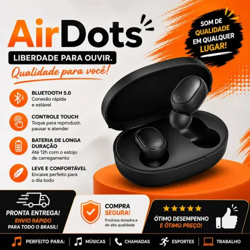Fone Bluetooth AirDots