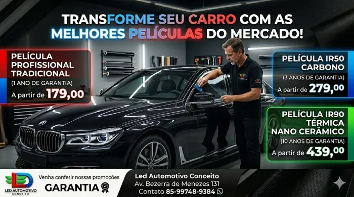 Películas Automotivas de Alto Desempenho
