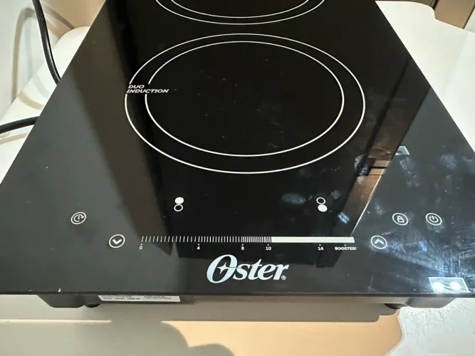 Cooktop 2 bocas oster menos de um ano de uso