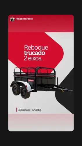 Carretinha Reboque
