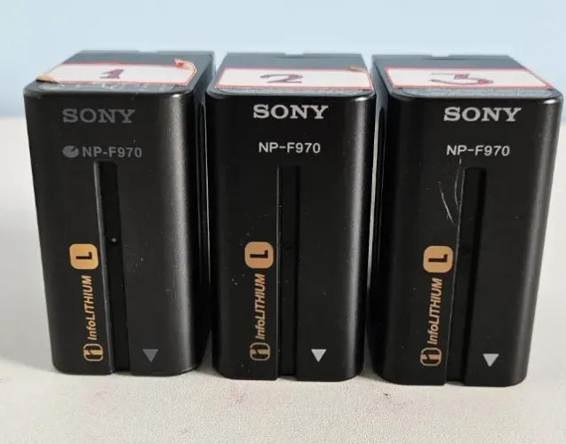Bateria SONY modelo NP-F970 para filmadoras SONY (ver compatibilidade com o Fabricante)