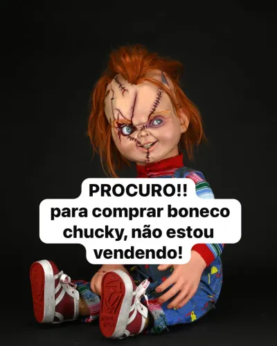 Boneco Chucky brinquedo assassino life size neca