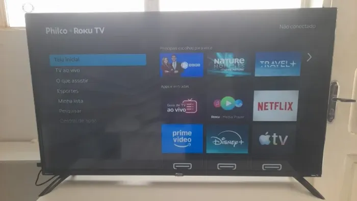 Televisão Philco Roku Smart 42 polegadas