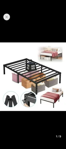 Cama solteiro de ferro dobrável