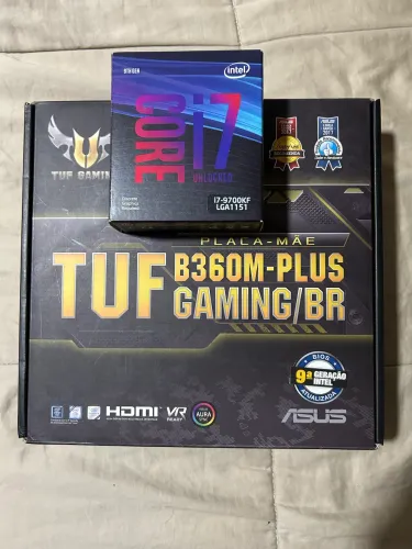 i7 9700kf + TUF B360m Plus Gaming + Air Cooler