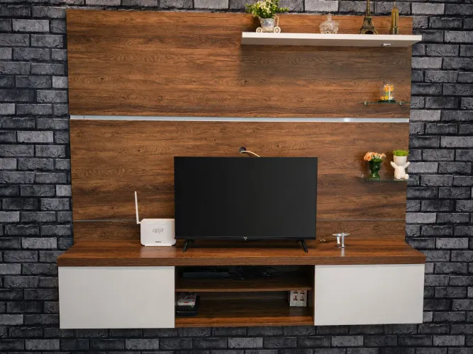 Painel de tv com nicho