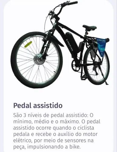 Bike elétrica e - movimg