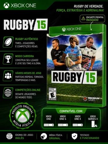JOGO XBOX ONE RUGBY 15