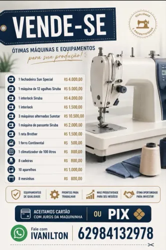 Máquinas de costura 