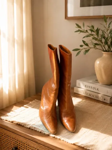 Bota de Couro 34/35