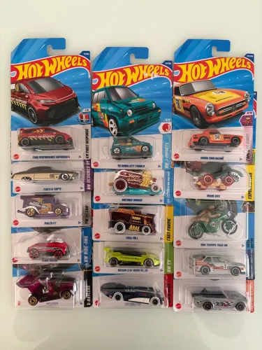 Coleção completa Hot wheels T-hunt 2025