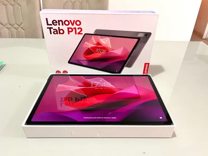 Tablet Lenovo Tab P12 4GB RAM 128GB 12.7 Polegadas Som JBL Garantia até nov/2027