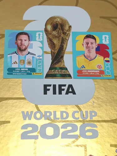 Figurinha Messi + James Rodrígues