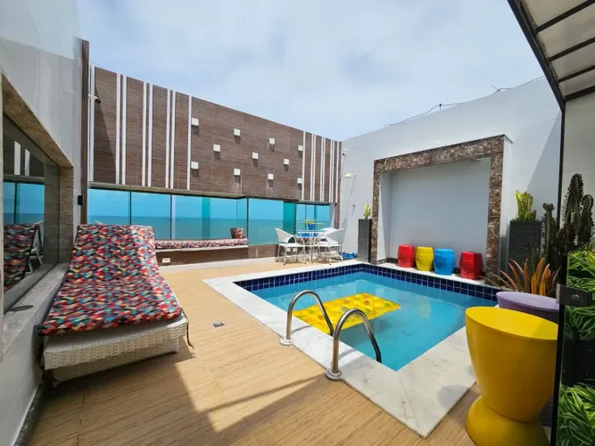 Cobertura Duplex em Olinda com 210m2, 3 quartos sendo 2 suítes, piscina e 03 vagas!