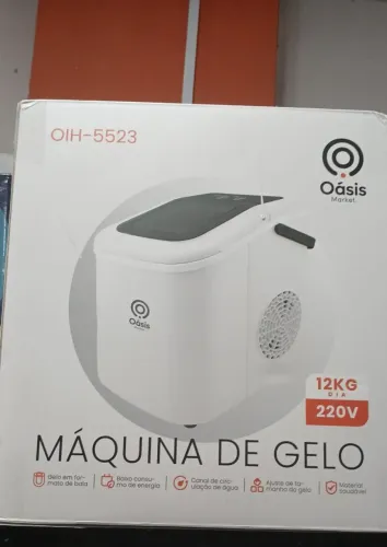 Máquina de gelo com baixo consumo de energia e gelo com formato de bola