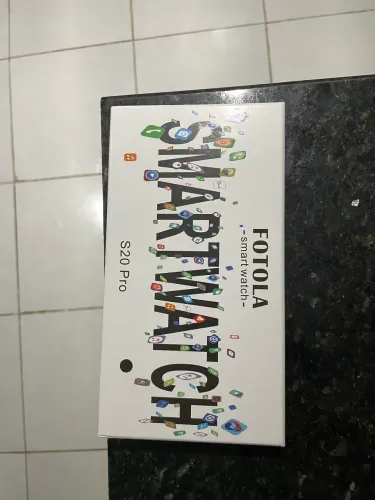 Smartwatch s20Pro 45mm (nunca usado) + 5 pulseiras + Capinha e Película 