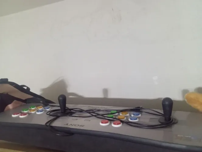 Controle Arcade Duplo Sony - 10 mil jogos | Raro
