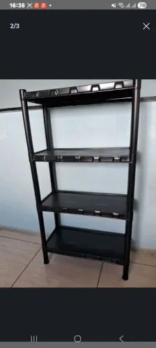 Vendo estantes modular Plástico resistente Suporta 8 quilos em cada prateleira